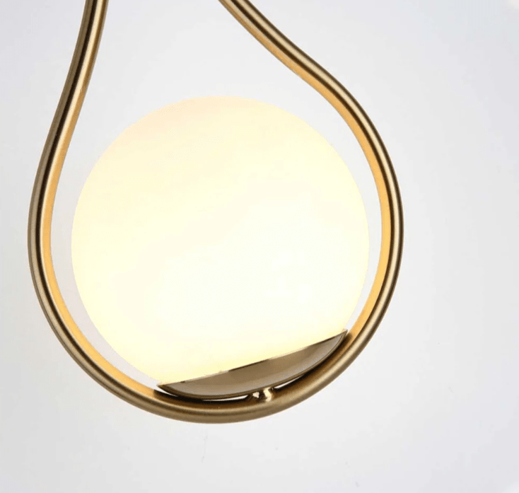 Glass Orb LED Wall Sconce - Lattea Global