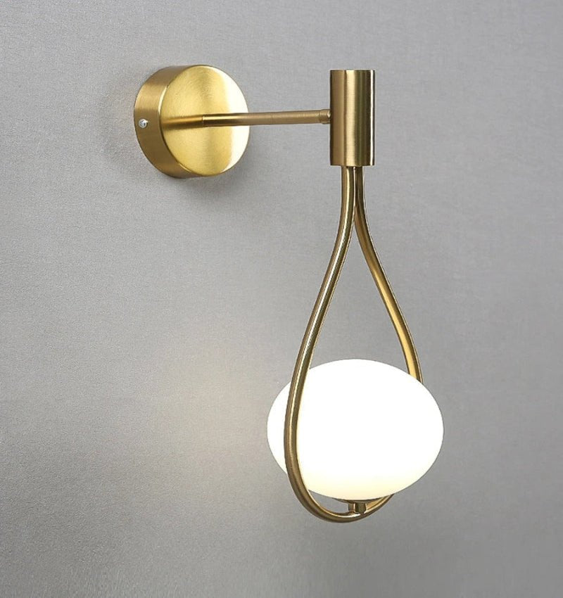 Glass Orb LED Wall Sconce - Lattea Global