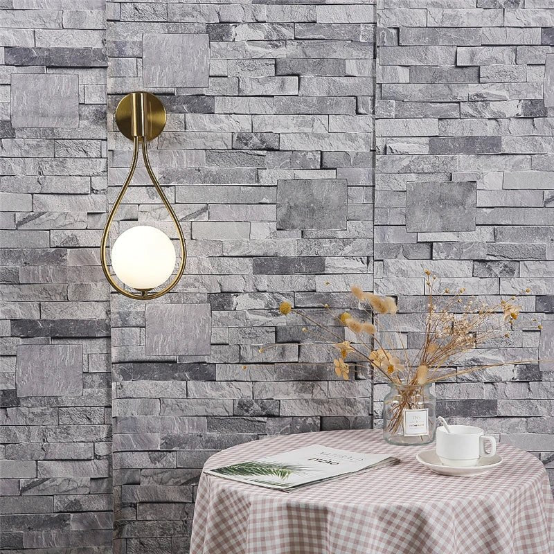 Glass Orb LED Wall Sconce - Lattea Global