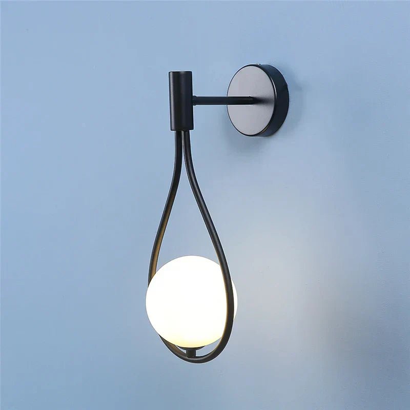 Glass Orb LED Wall Sconce - Lattea Global