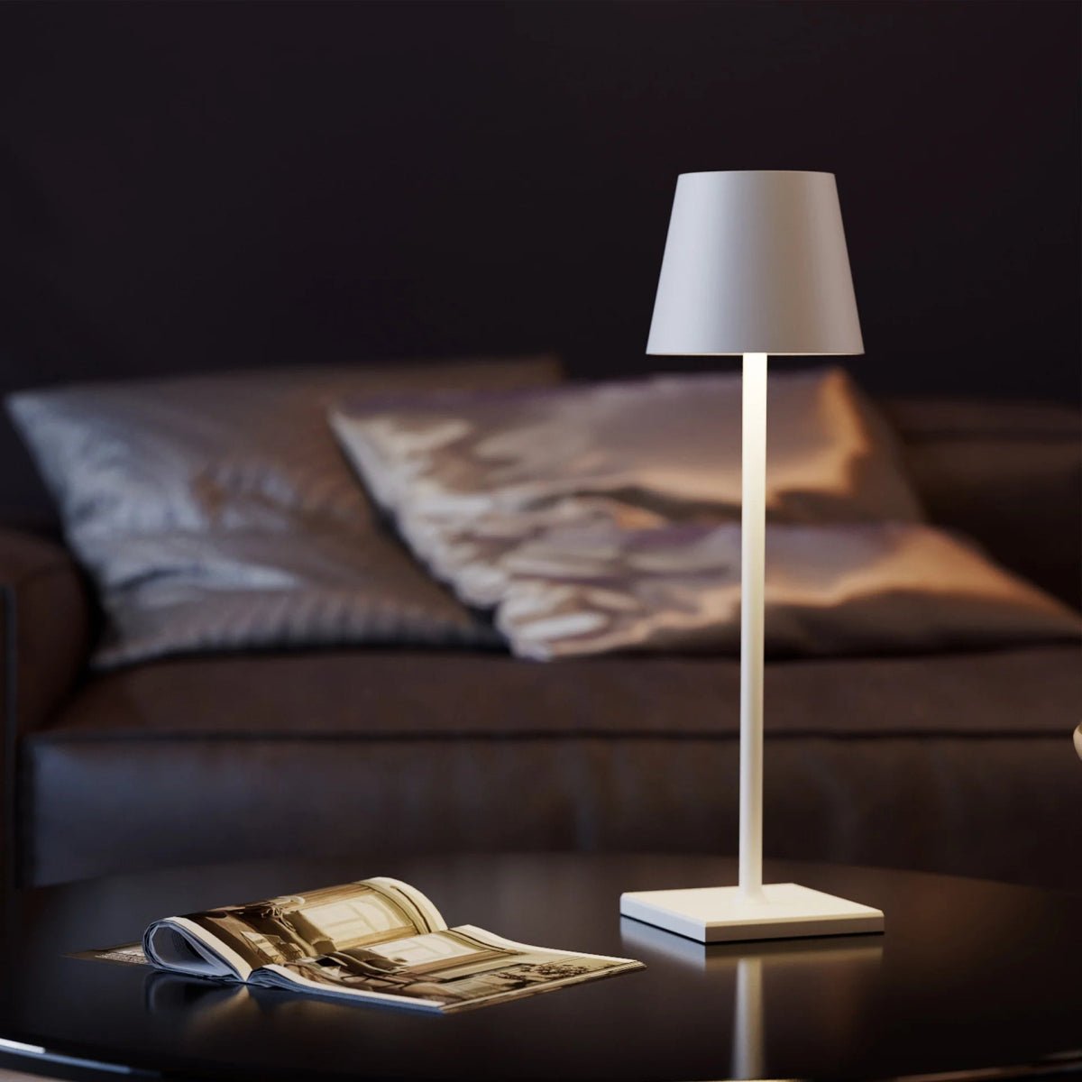 GlowLuxe - Cordless Rechargeable Table Lamp - Lattea Global