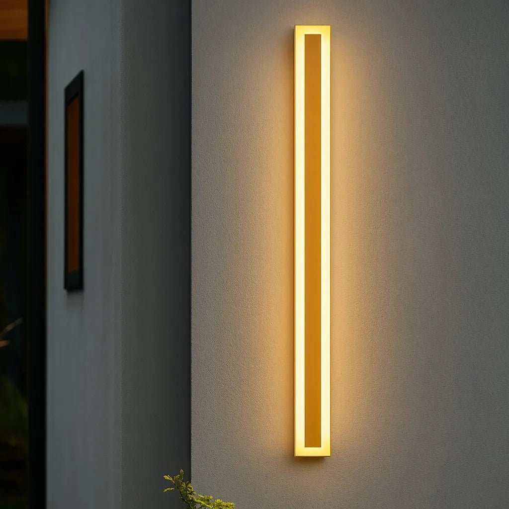 Golden Waterproof LED External Wall Lights