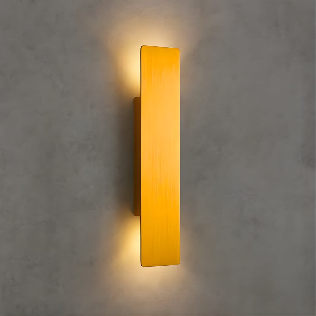 Golden Weatherproof LED Wall Lights - Outdoor Style and Durability