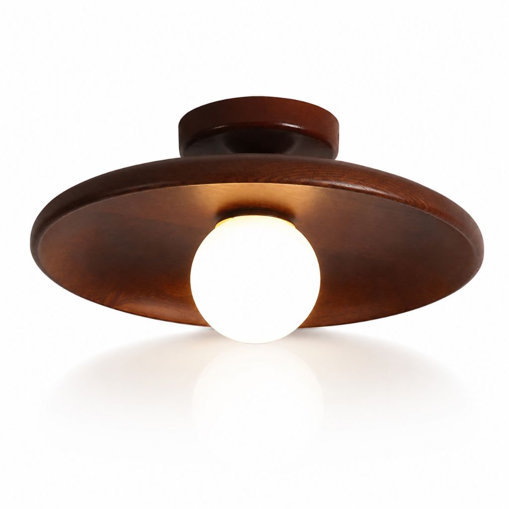 HaloWood Nordic Wood Round Ceiling Light
