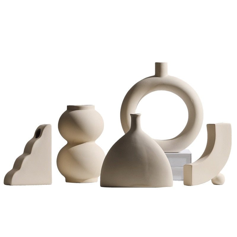 Handmade Ceramic Vase & Candle Holders - Lattea Global