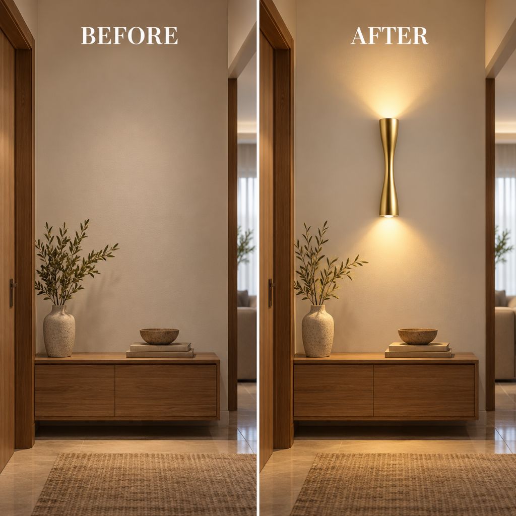 Hourglass Aluminium Up & Down LED Outdoor Wall Light IP65