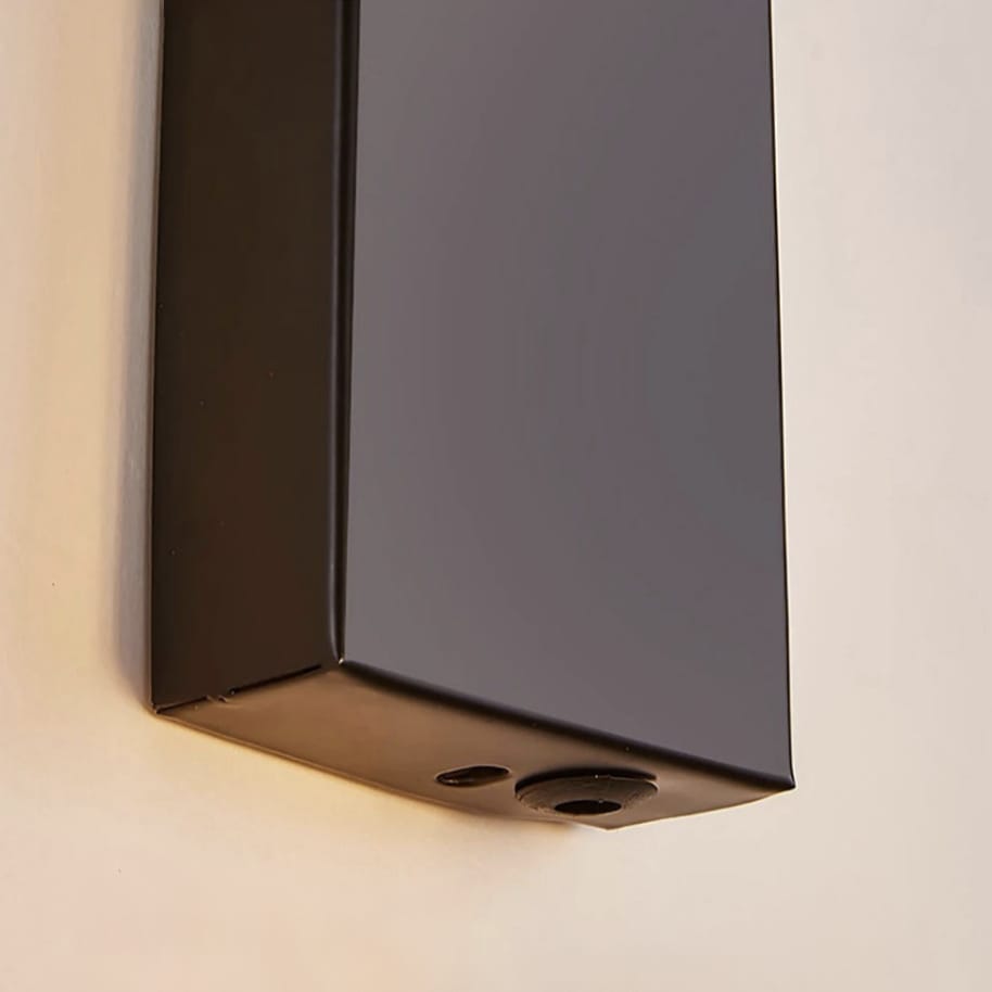 Industrial Wall Sconce with Wood and Iron Design - Lattea Global