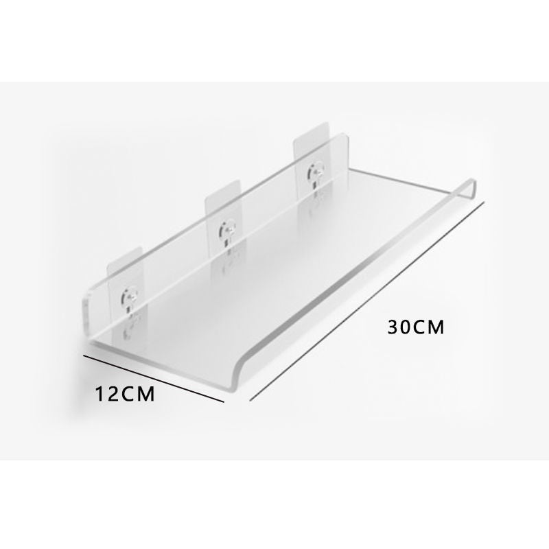 Invisible Acrylic Floating Wall Shelves - Lattea Global