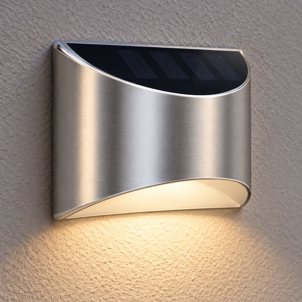 IP65 Aluminum Solar LED Outdoor Wall Light