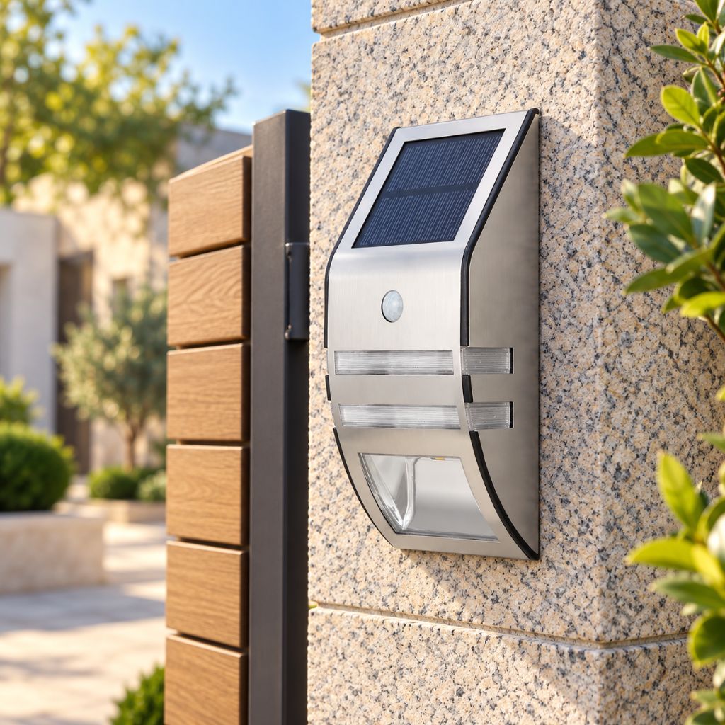 IP65 Solar PIR Motion Sensor LED Wall Light