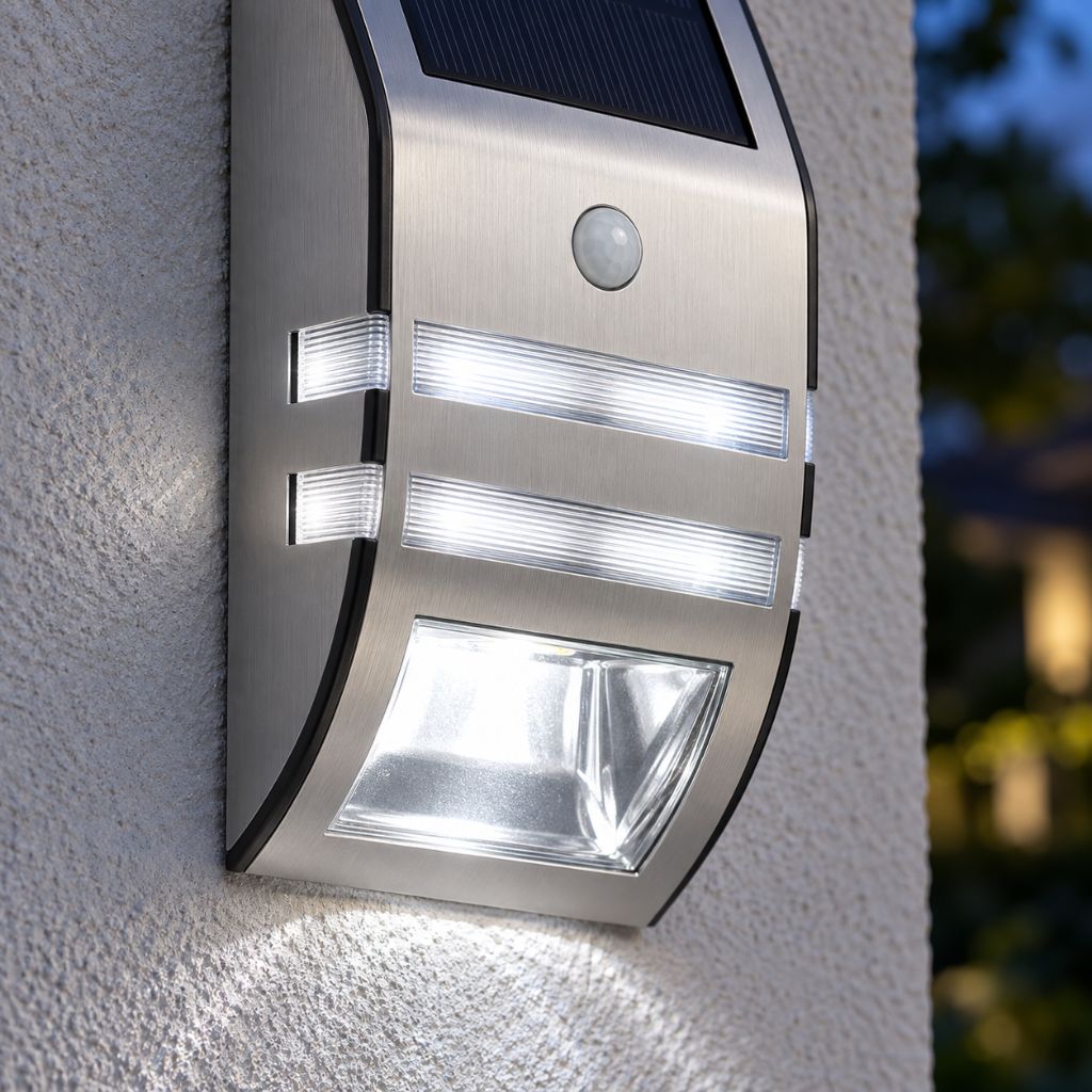 IP65 Solar PIR Motion Sensor LED Wall Light
