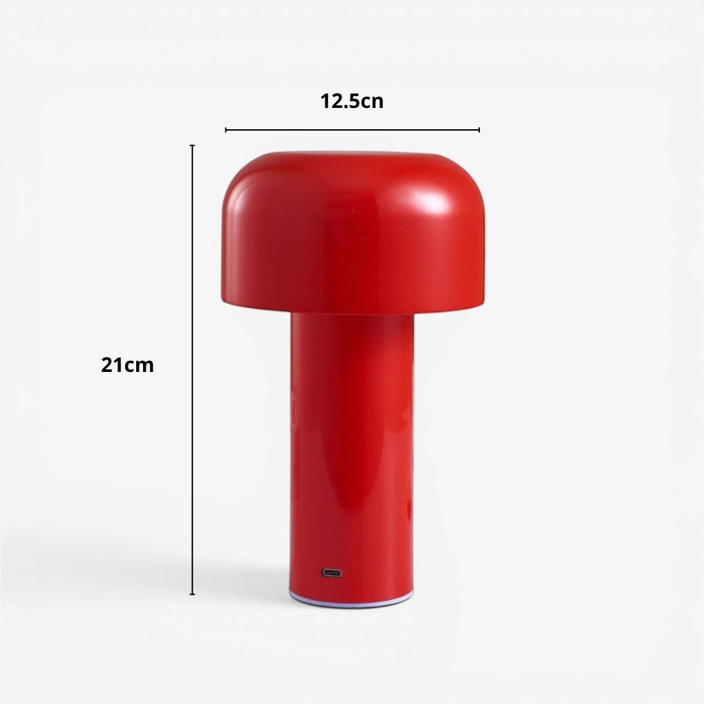 Italian Cordless Table Lamp with Tricolor Dimming - Lattea Global