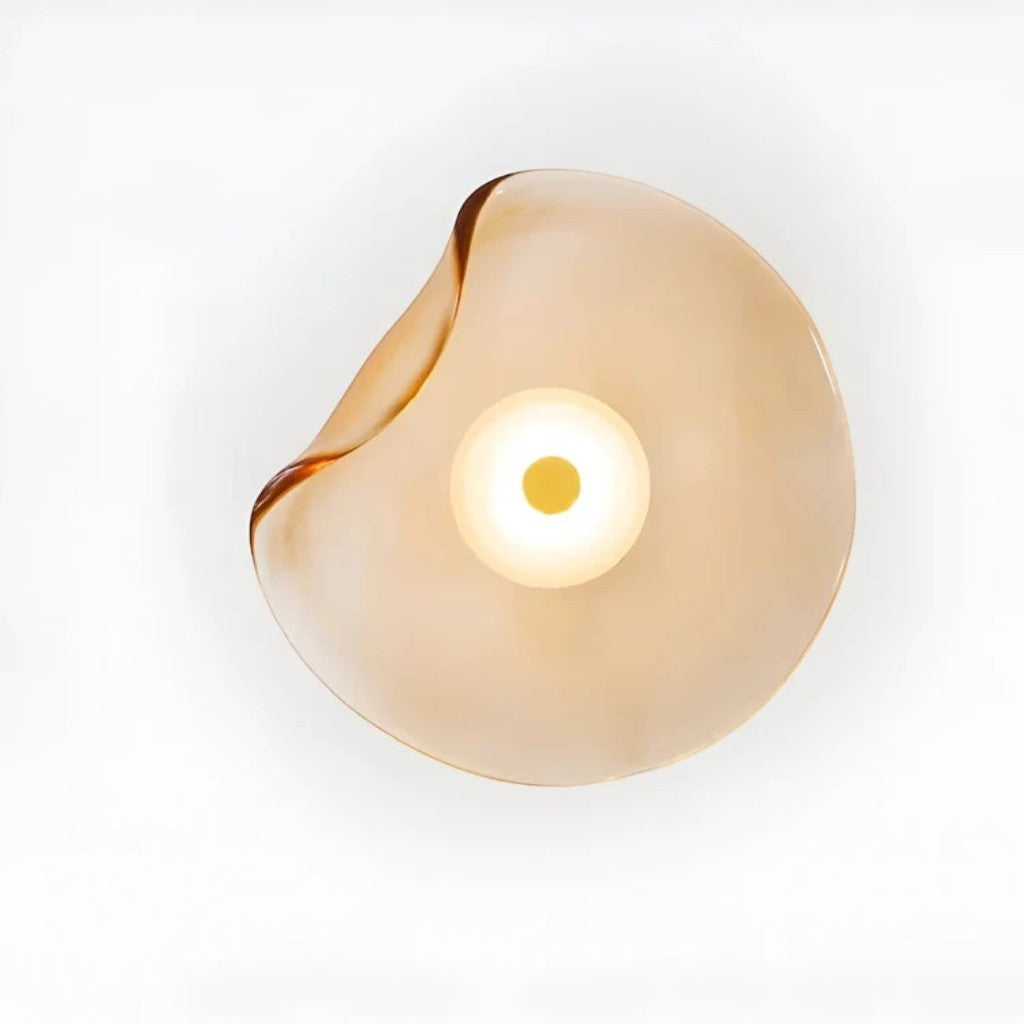 Japandi Glass Dimmable Wall Light Sconce