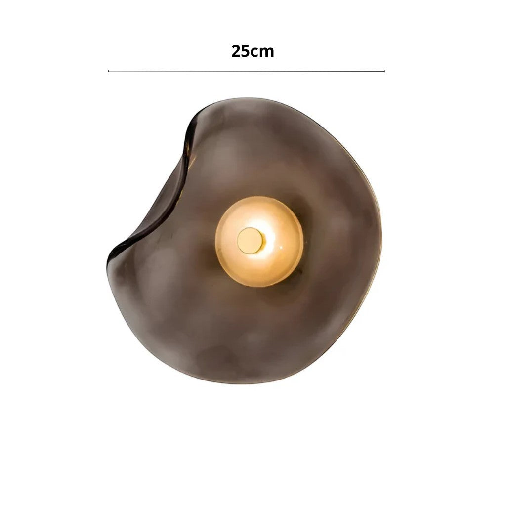 Japandi Glass Dimmable Wall Light Sconce