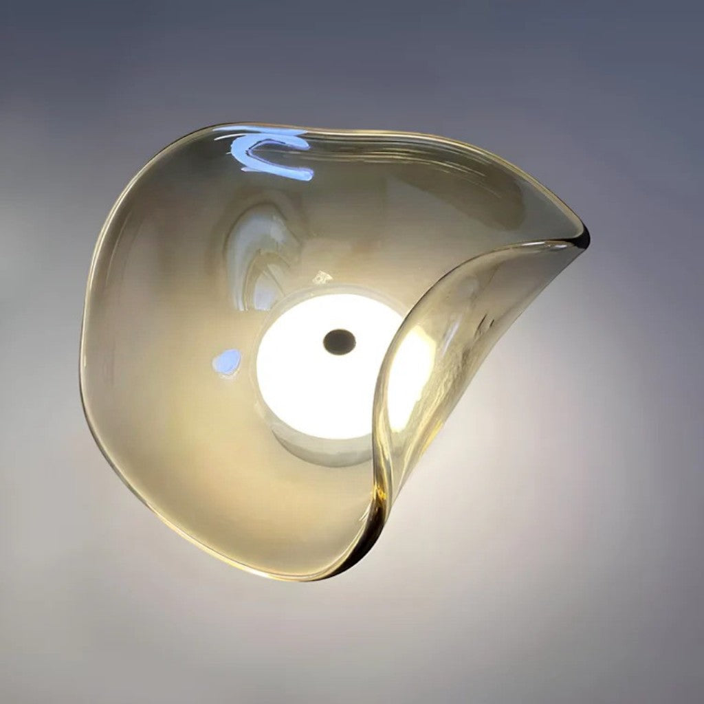 Japandi Glass Dimmable Wall Light Sconce