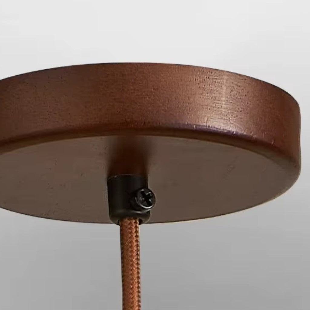 Japandi Travertine Orbs Pendant Light