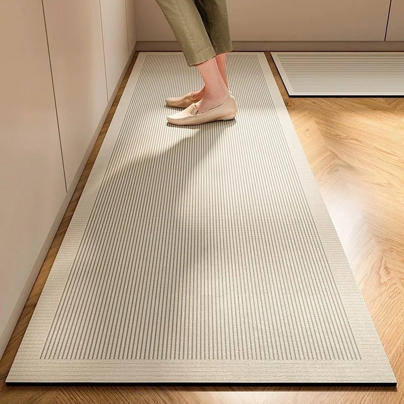 Japandi Waterproof Suede Non Slip Mat - Lattea Global