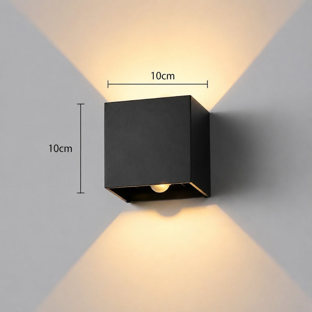 LED Outdoor Wall Light Motion Sensor IP65 Up Down Sconce - Lattea Global