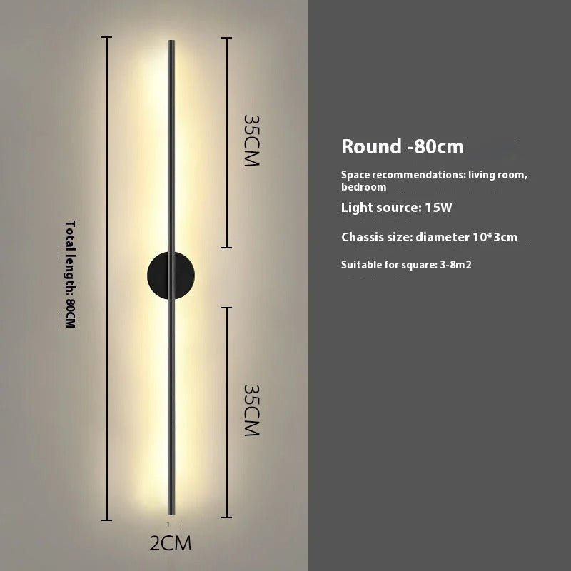 LED Wall Sconce with Linear Design - Lattea Global