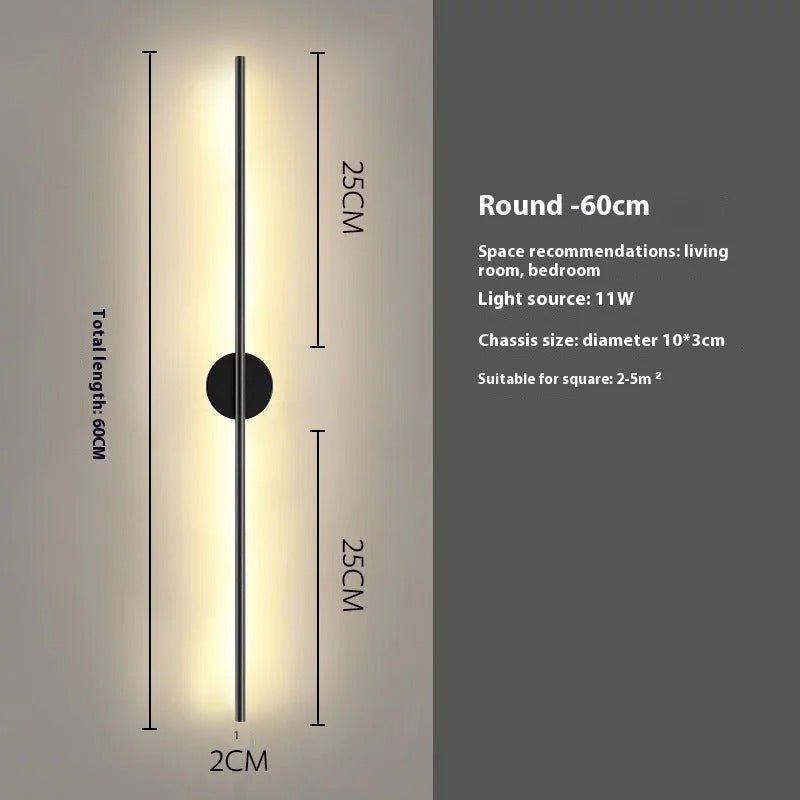 LED Wall Sconce with Linear Design - Lattea Global