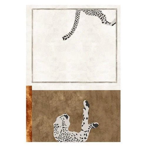 Leopard Plush Rug - Animal Print Carpet - Lattea Global
