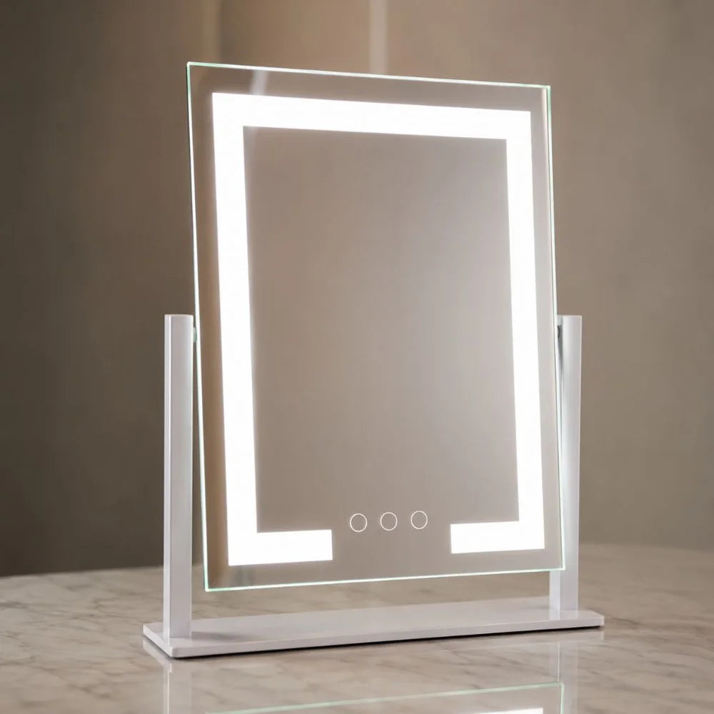 Lighted vanity makeup mirror 3 colour led touch control 15x magnifying – view 9