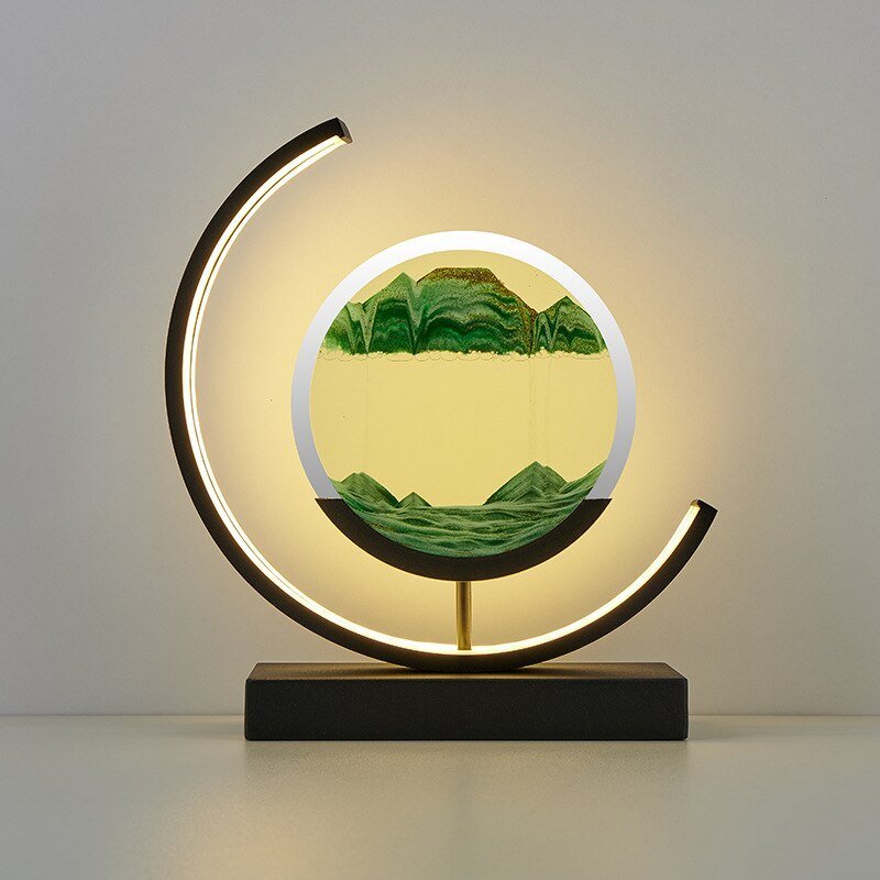 lluminated Sandscapes Art for Tranquil Home Decor - Lattea Global