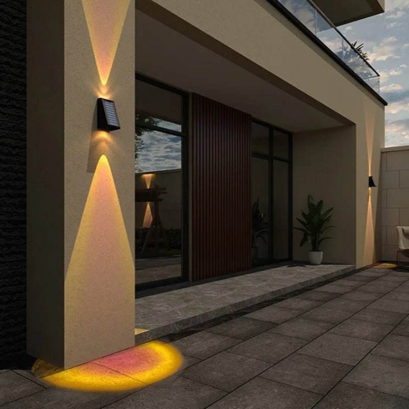 Luciena Outdoor Solar Wall Light Up and Down - Lattea Global