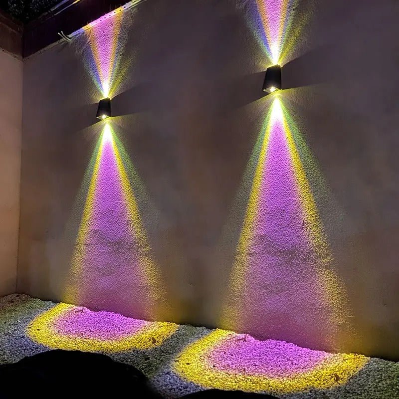 Luciena Outdoor Solar Wall Light Up and Down - Lattea Global
