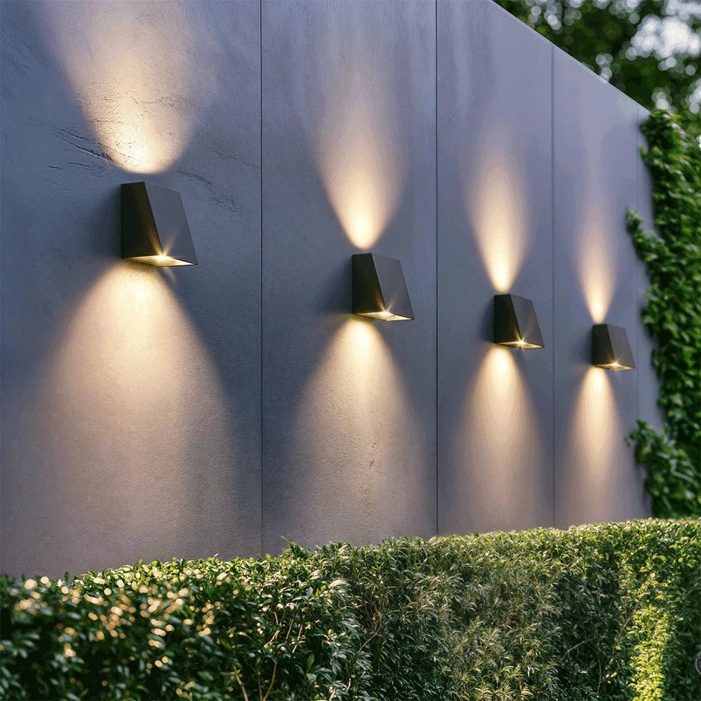 Luciena Outdoor Solar Wall Light Up and Down - Lattea Global