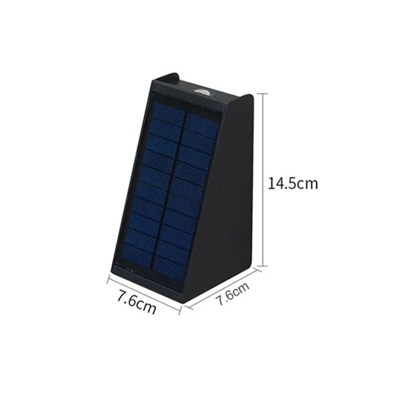 Luciena Outdoor Solar Wall Light Up and Down - Lattea Global