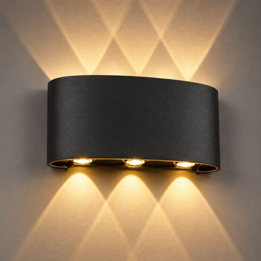 LumiGuard Outdoor & Indoor LED Wall Lamp - Modern Waterproof Light