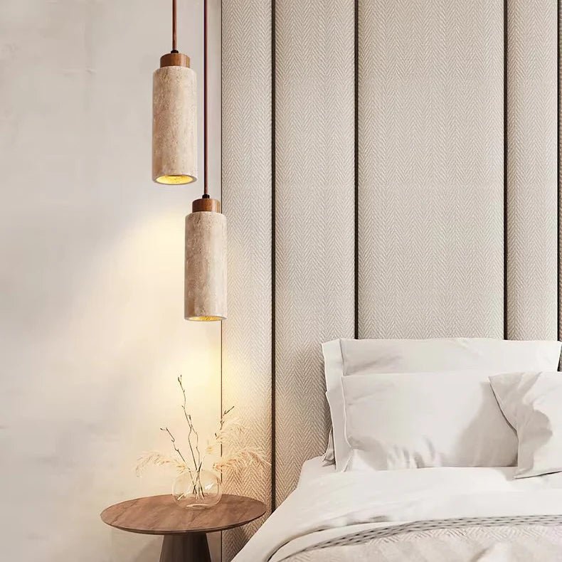 LumiTerra Travertine Pendant Light - Lattea Global
