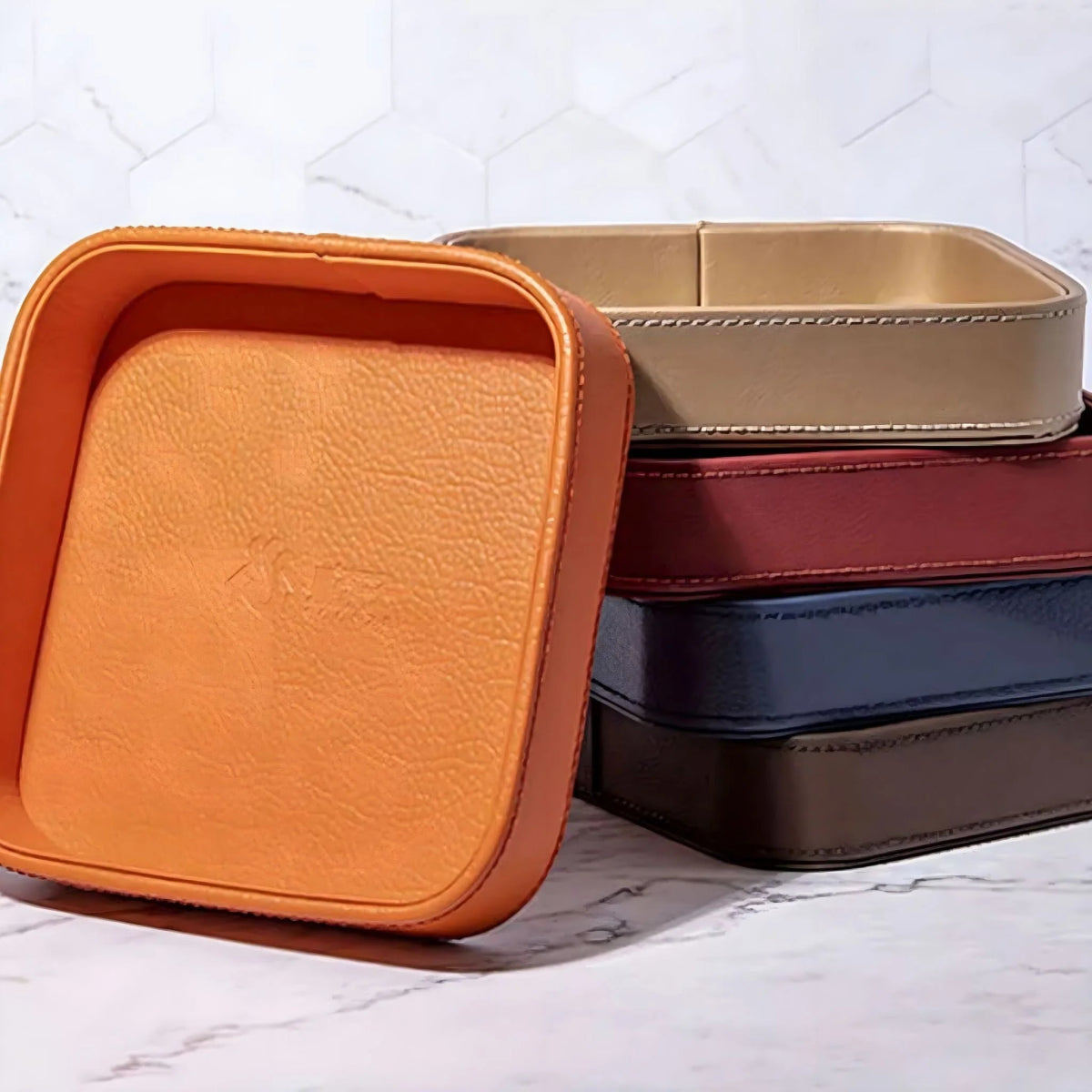 Luxe Leather Organizer – Elegant Storage Solution - Lattea Global
