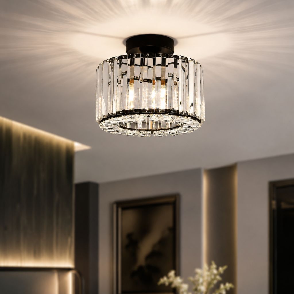Luxury Crystal Ceiling Lamp – Elegant & Timeless Illumination