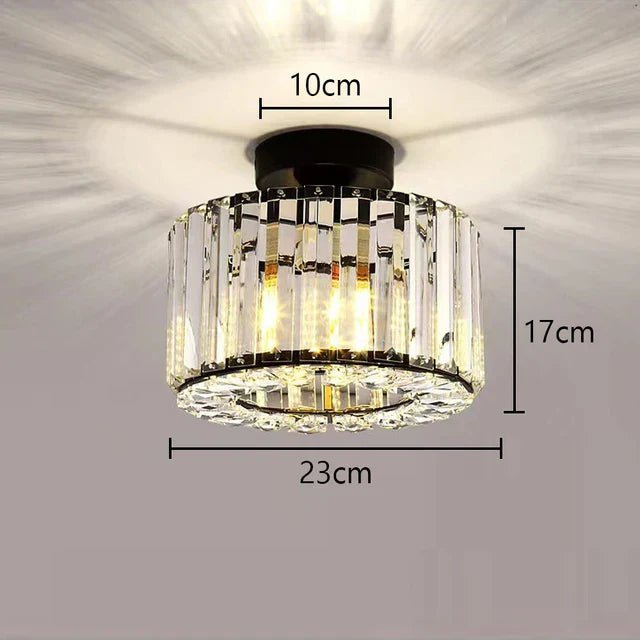 Luxury Crystal Ceiling Lamp – Elegant & Timeless Illumination - Lattea Global