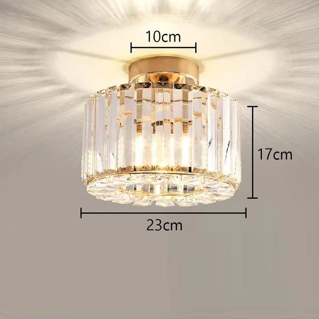 Luxury Crystal Ceiling Lamp – Elegant & Timeless Illumination - Lattea Global