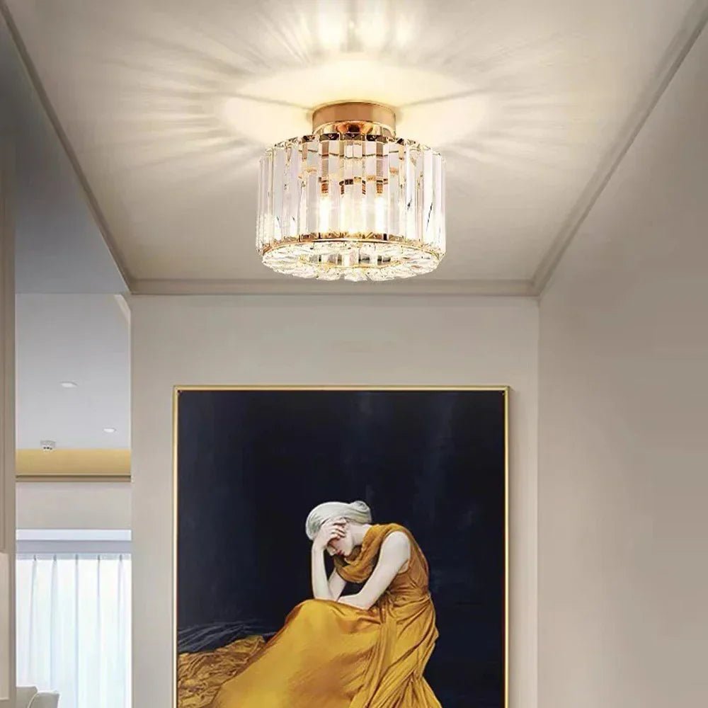 Luxury Crystal Ceiling Lamp – Elegant & Timeless Illumination - Lattea Global