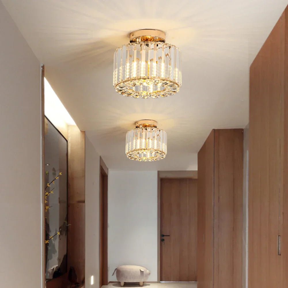 Luxury Crystal Ceiling Lamp – Elegant & Timeless Illumination - Lattea Global