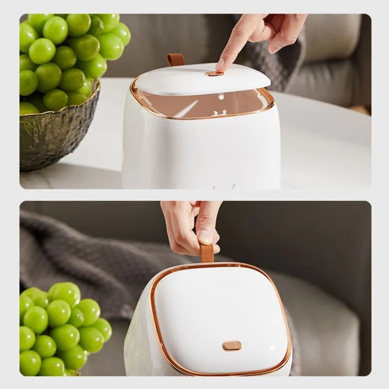 Luxury Decorative Table Trash Bin Lattea - Lattea Global