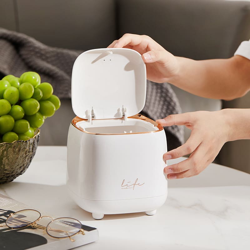 Luxury Decorative Table Trash Bin Lattea - Lattea Global
