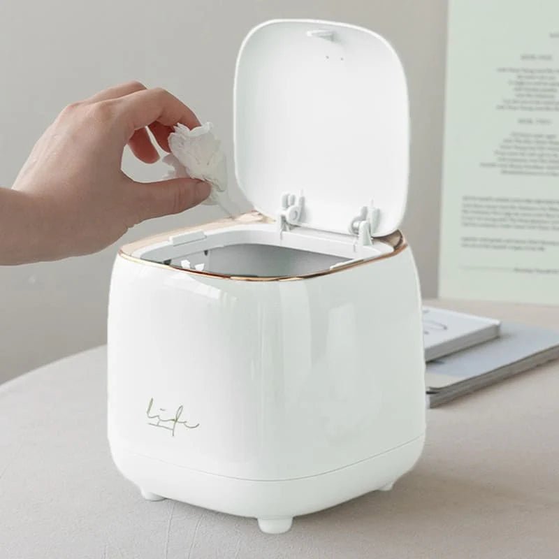 Luxury Decorative Table Trash Bin Lattea - Lattea Global