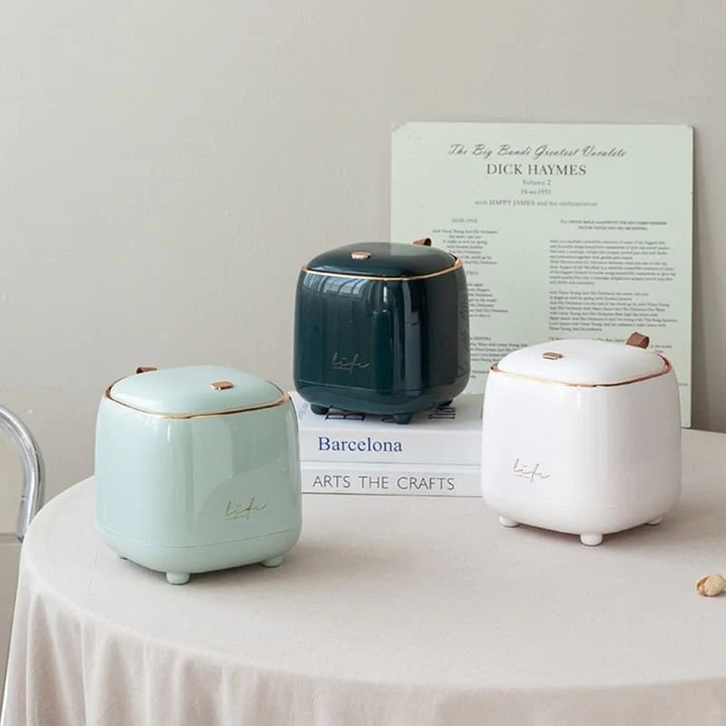 Luxury Decorative Table Trash Bin Lattea - Lattea Global