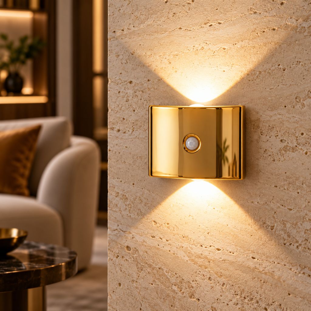Set Of 2 Magnetic Rechargeable LED Wall Light with Motion Sensor