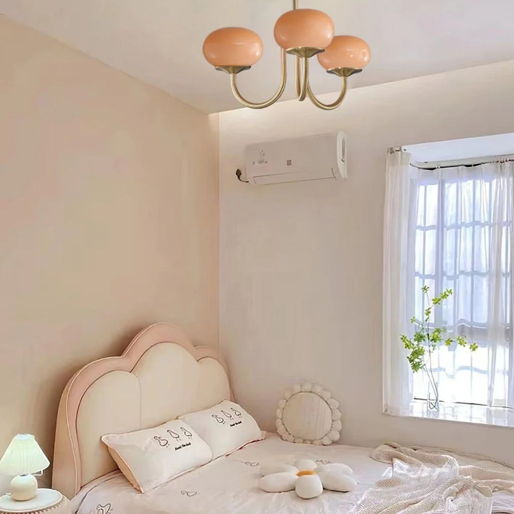 Marshmallow Frosted Glass Chandelier