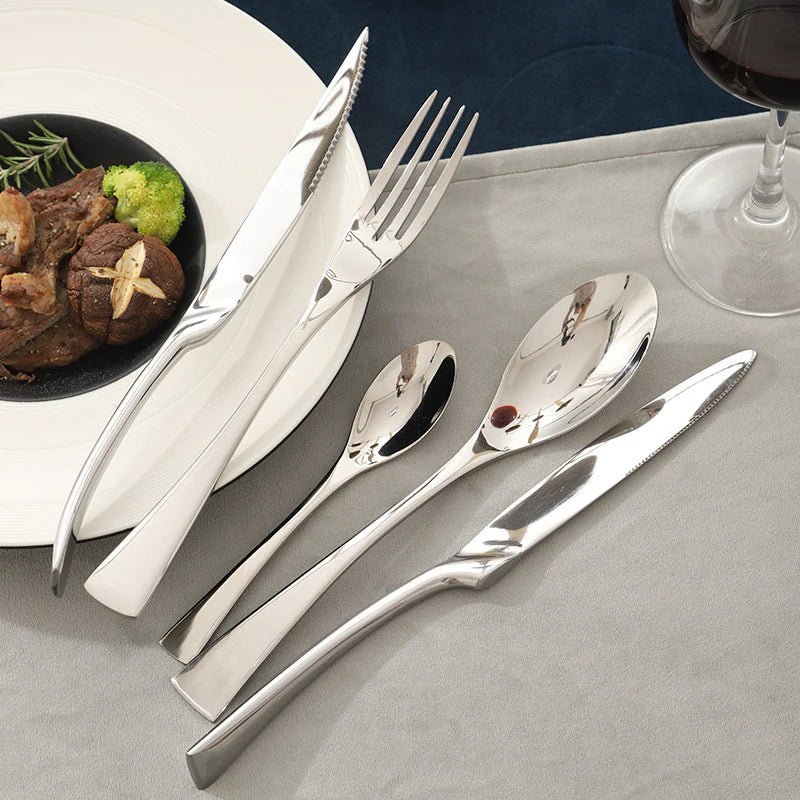 Maya Flatware Set – Premium 18/10 Stainless Steel & Chef - Designed - Lattea Global