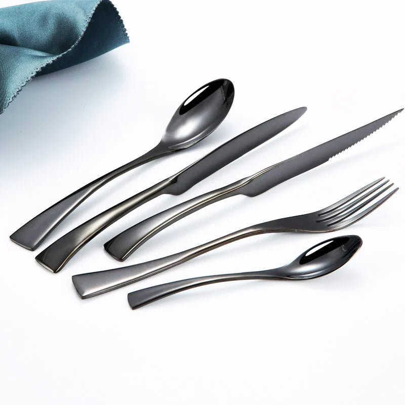 Maya Flatware Set – Premium 18/10 Stainless Steel & Chef - Designed - Lattea Global