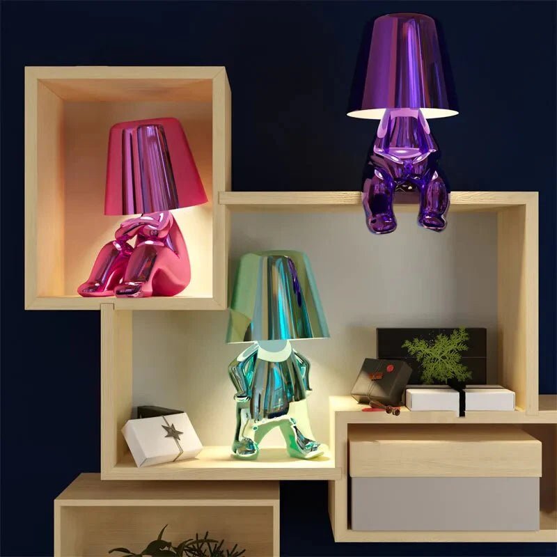 Metallic Figurine Table Lamp - Lattea Global