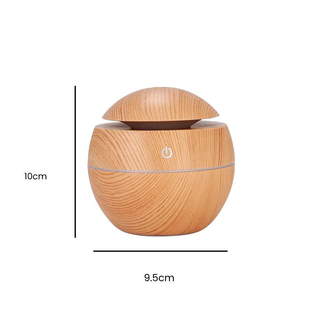 Mini LED Ultrasonic Humidifier with Aromatherapy