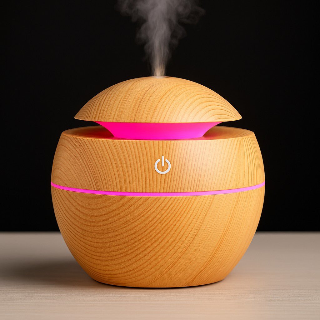 Mini LED Ultrasonic Humidifier with Aromatherapy